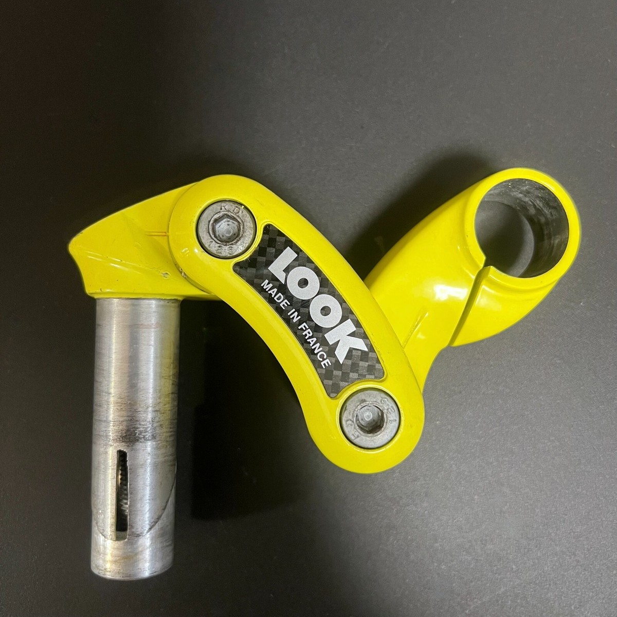 LOOK Ergostem 26.0mm 22.2 Stem Yellow TT Road pursuit pista track