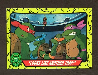 1989 Topps Teenage Mutant Ninja Turtles Card #75 - Looks Like