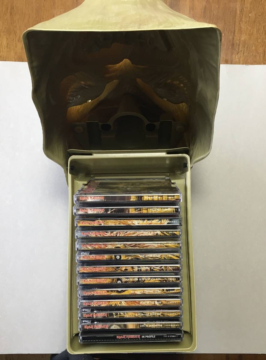 IRON MAIDEN EDDIE S HEAD UK with Original Box Certificate very