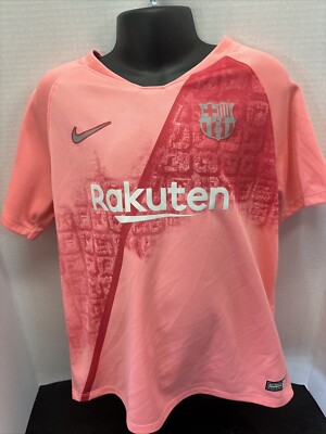 Nike Dri-Fit FCB Barcelona Rakuten UNICEF 2018 Soccer Jersey Kids