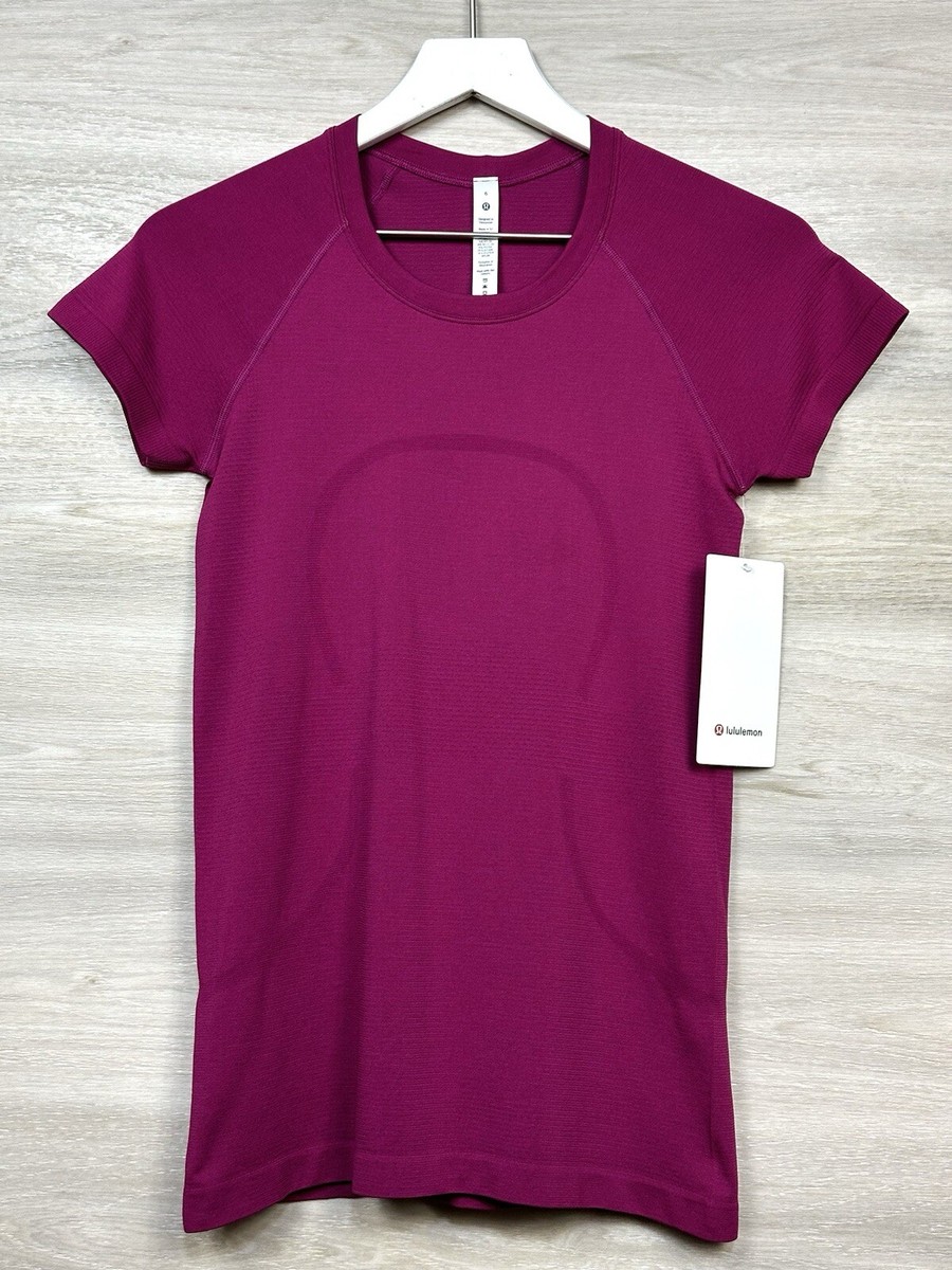 Lululemon Swiftly Tech Short Sleeve 2.0 Hip Length Size 6 Magenta