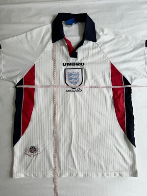 ENGLAND 1997/1998 HOME FOOTBALL SOCCER JERSEY SHIRT VINTAGE by