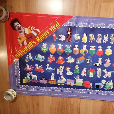 McDonald's Disney's 102 Dalmatians 8 Ft Heavy Gauge Vinyl Banner