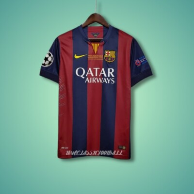 Messi #10 FC Barcelona Jersey 2014-2015 Champions League Final