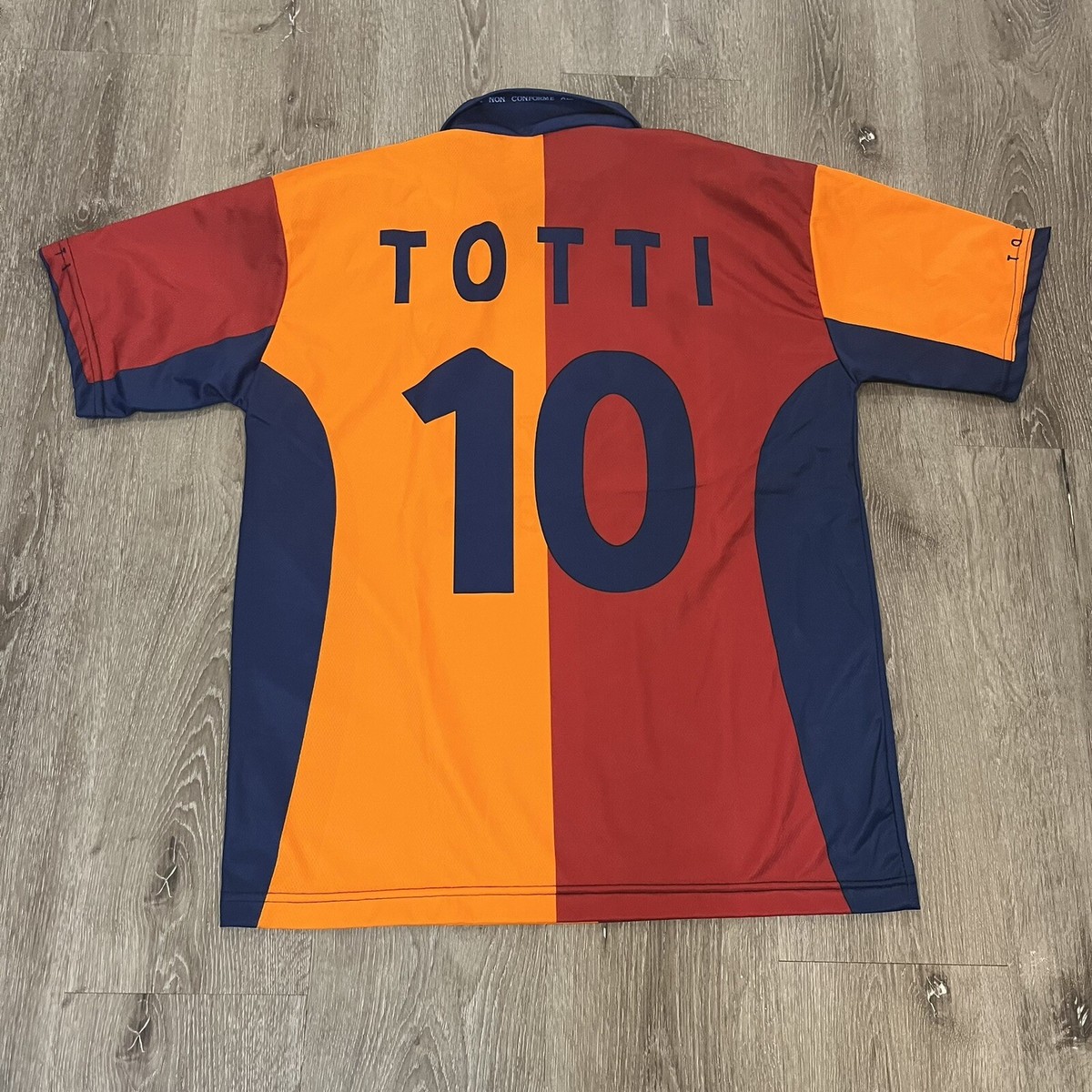 AS Roma Francesco Totti INA Assitalia Replica Soccer Jersey Size