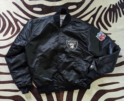 Oakland Los Angeles Raiders Chalk Line Starter Jacket Vintage 90s