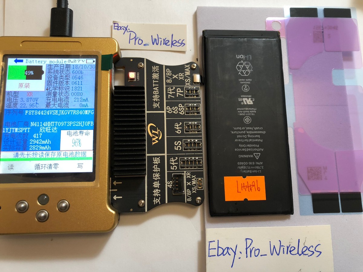 Genuine Apple iPhone XR 2942mAh Battery With 98%-100% Capacity APN