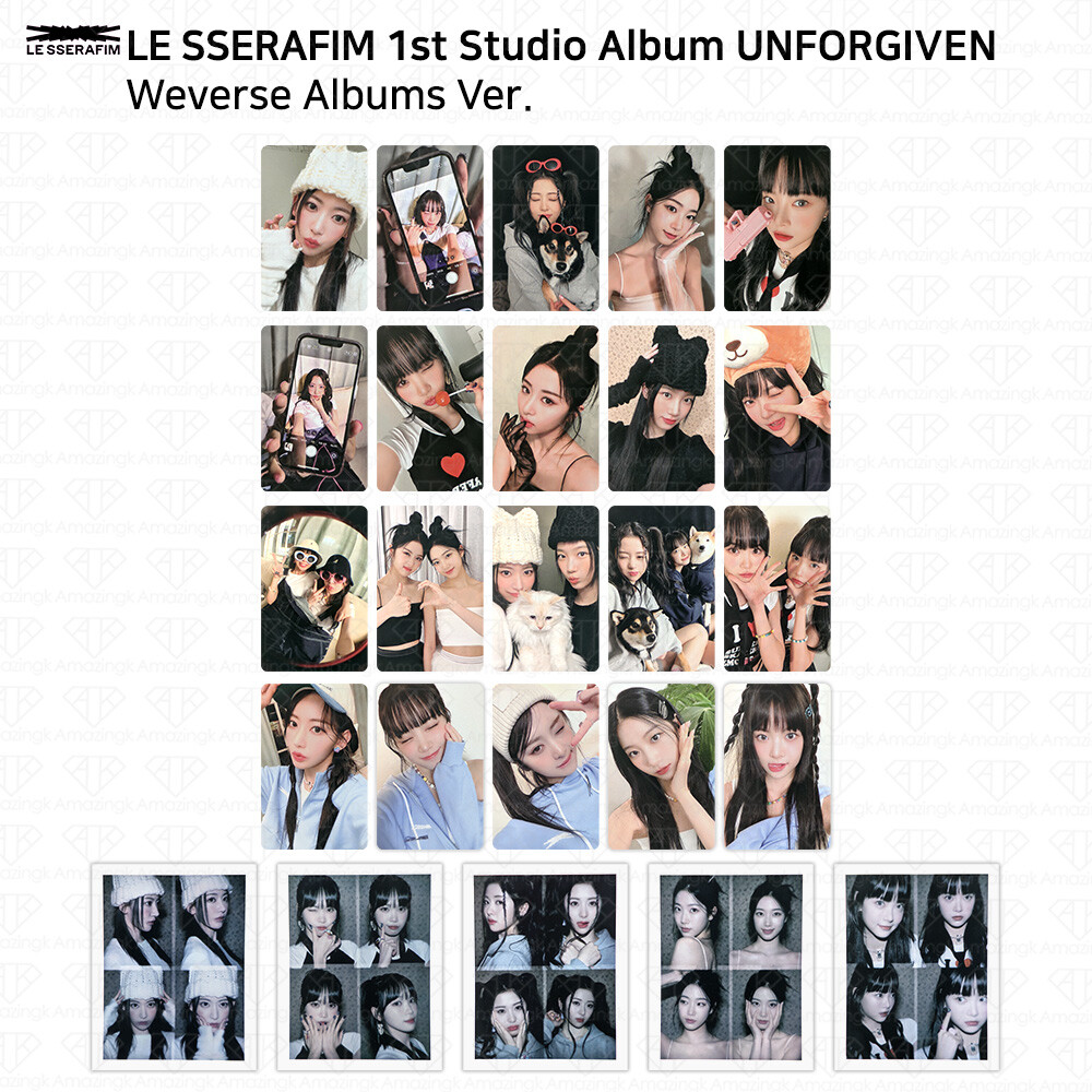 Le Sserafim 1st Studio Album Unforgiven Weverse Album Ver