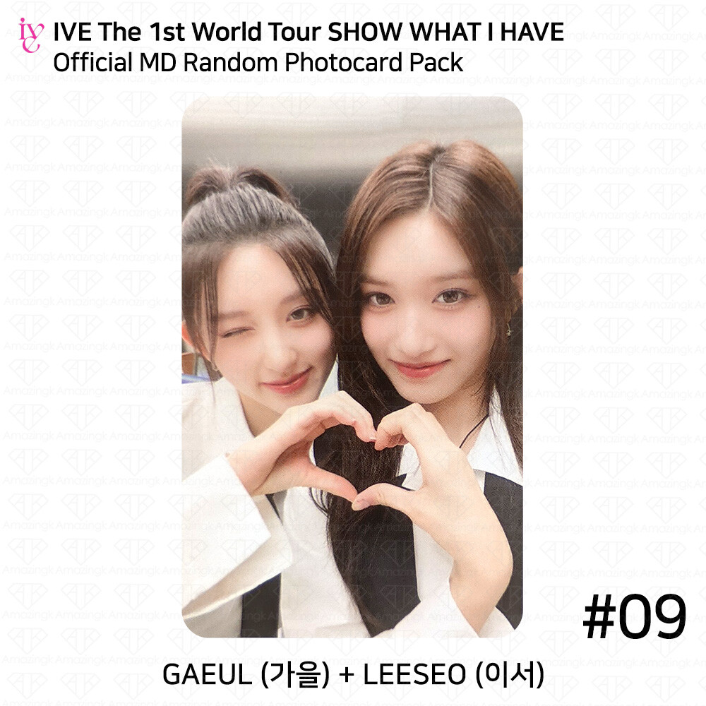 IVE The 1st World Tour SHOW WHAT I HAVE Official Random Photocard