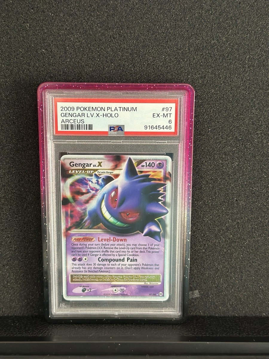 2009 Gengar LV.X Ultra Rare Card 97/99 Arceus Platinum Holo ✨ | eBay