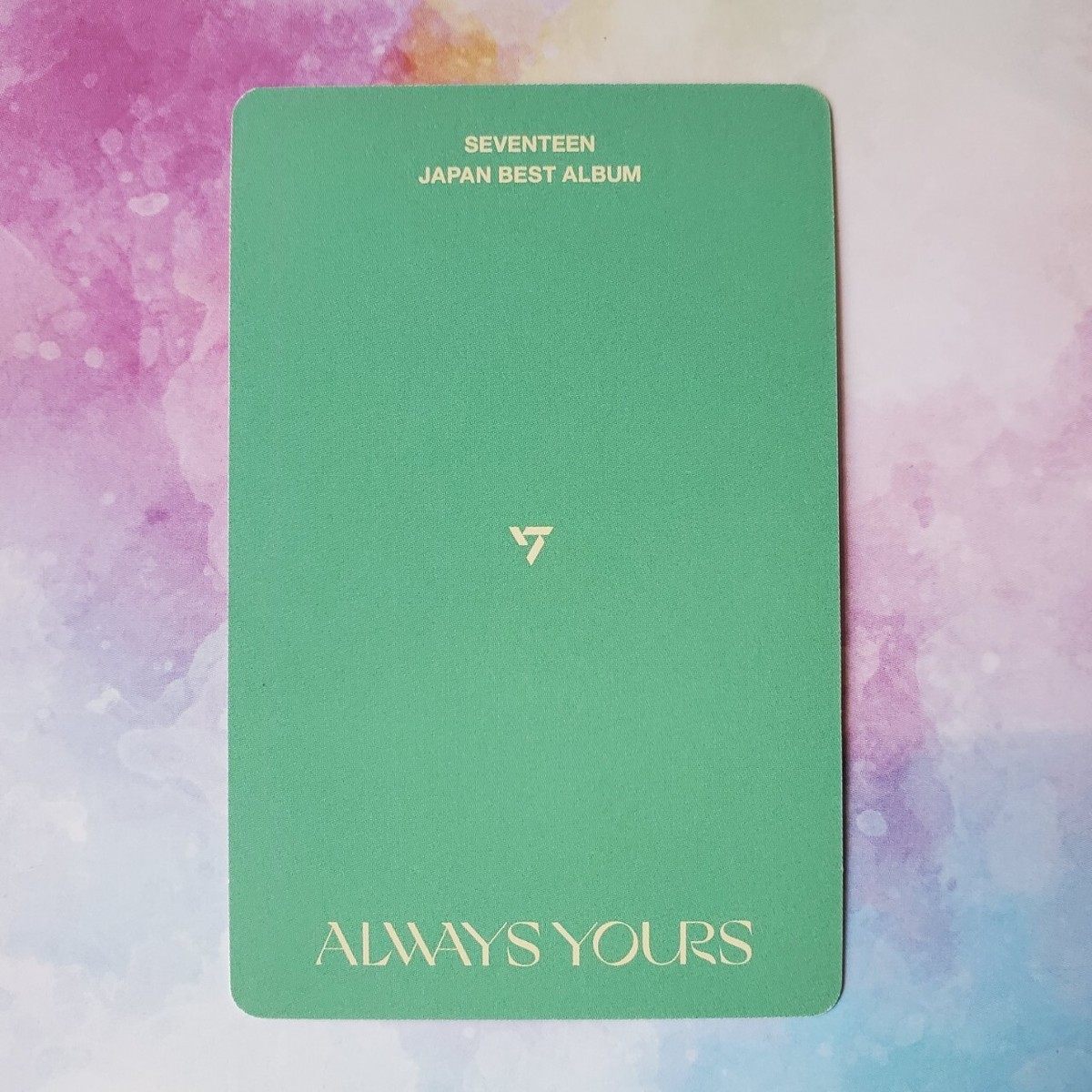 SEVENTEEN ALWAYS YOURS JAPAN BEST ALBUM Photo Card TypeC Limited