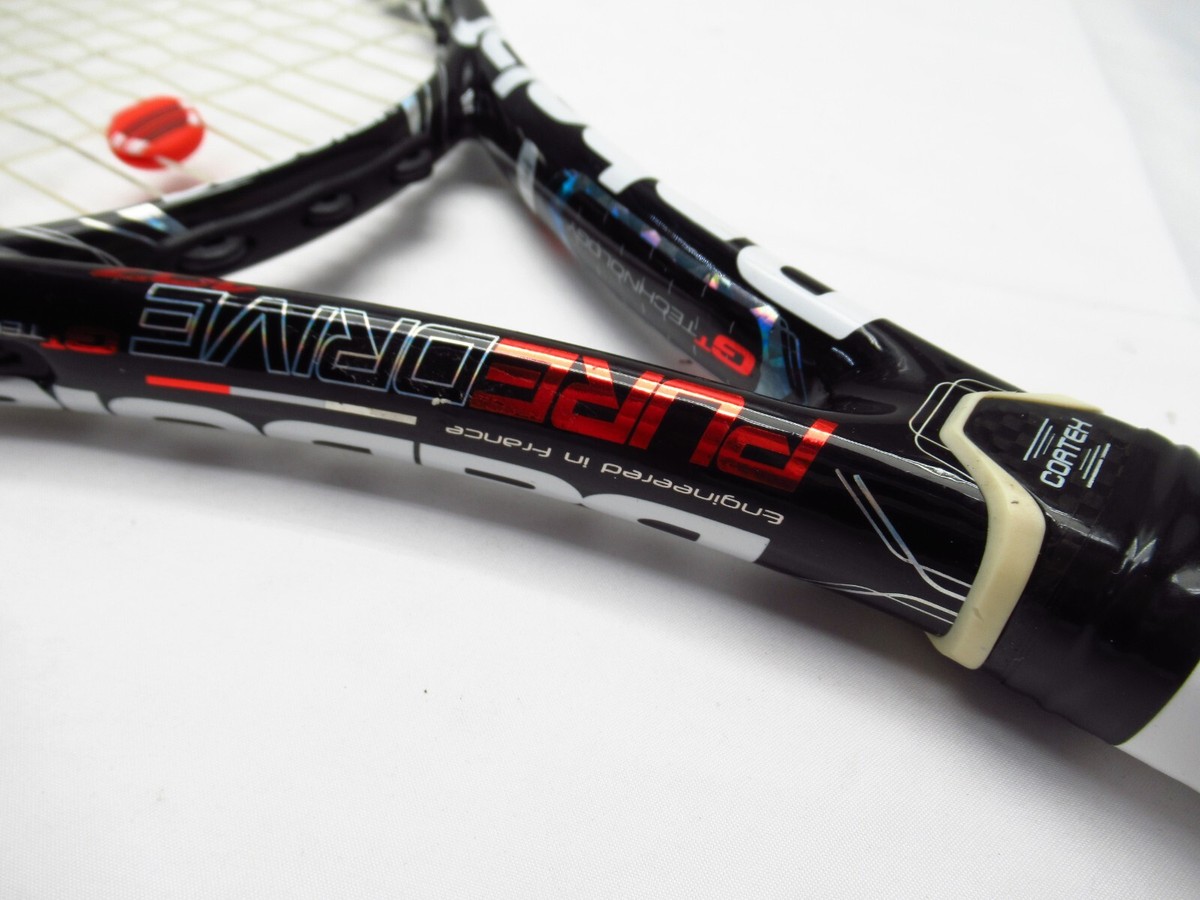 2012 BABOLAT PURE DRIVE 107 TENNIS RACQUET (4 1/8) NEW GRIP. JAPAN