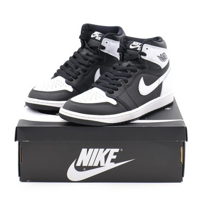 DZ5485-010 Nike Air Jordan 1 Retro High OG Black White (Men's) | eBay