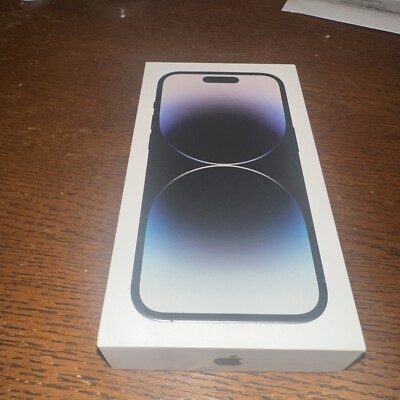 Authentic Apple iPhone 14 PRO Space Black 256GB Empty Box Only No