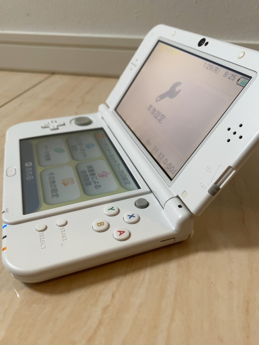 Near Mint Bottom IPS NEW Nintendo - white 3DS LL XL JAPAN CONSOLE