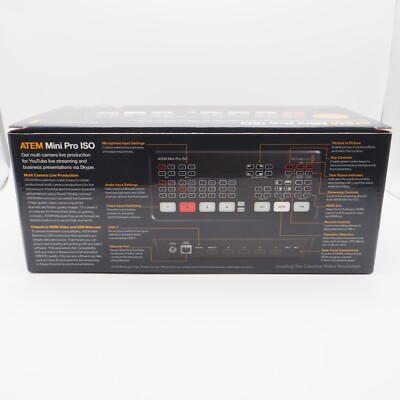 Near Mint] Blackmagic Design ATEM Mini Pro ISO Live Production