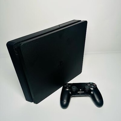 Playstation 4 PS4 Slim Jet Black CUH-2000AB01 Console HDD 500GB