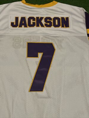 Lamar Jackson Boynton Beach High School Headgear Classics Jersey