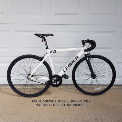 Leader 721 2014 Complete Bike 46cm Matte Black With Flip/Flop+I806