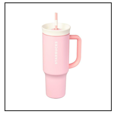 Starbucks Korea SS DearLove Owala Travel Coldcup 1185ml 2025 V-Day