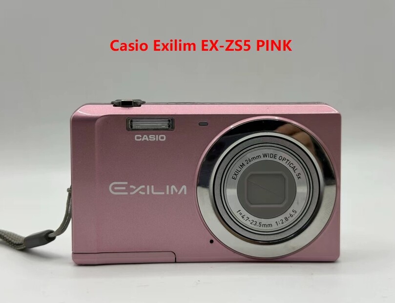 CASIO EXILIM EX-ZS5 Pink 14.0MP Compact Digital Camera 100