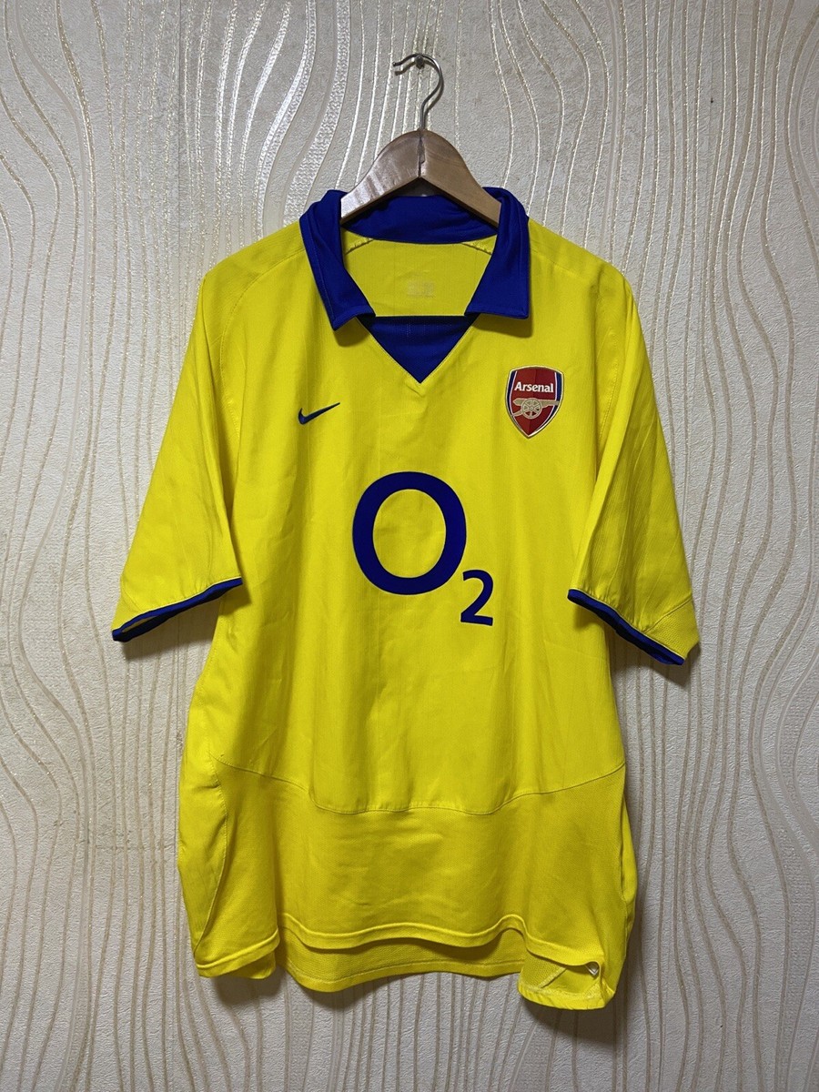 ARSENAL 2003 2004 AWAY FOOTBALL SHIRT SOCCER JERSEY NIKE NIKE