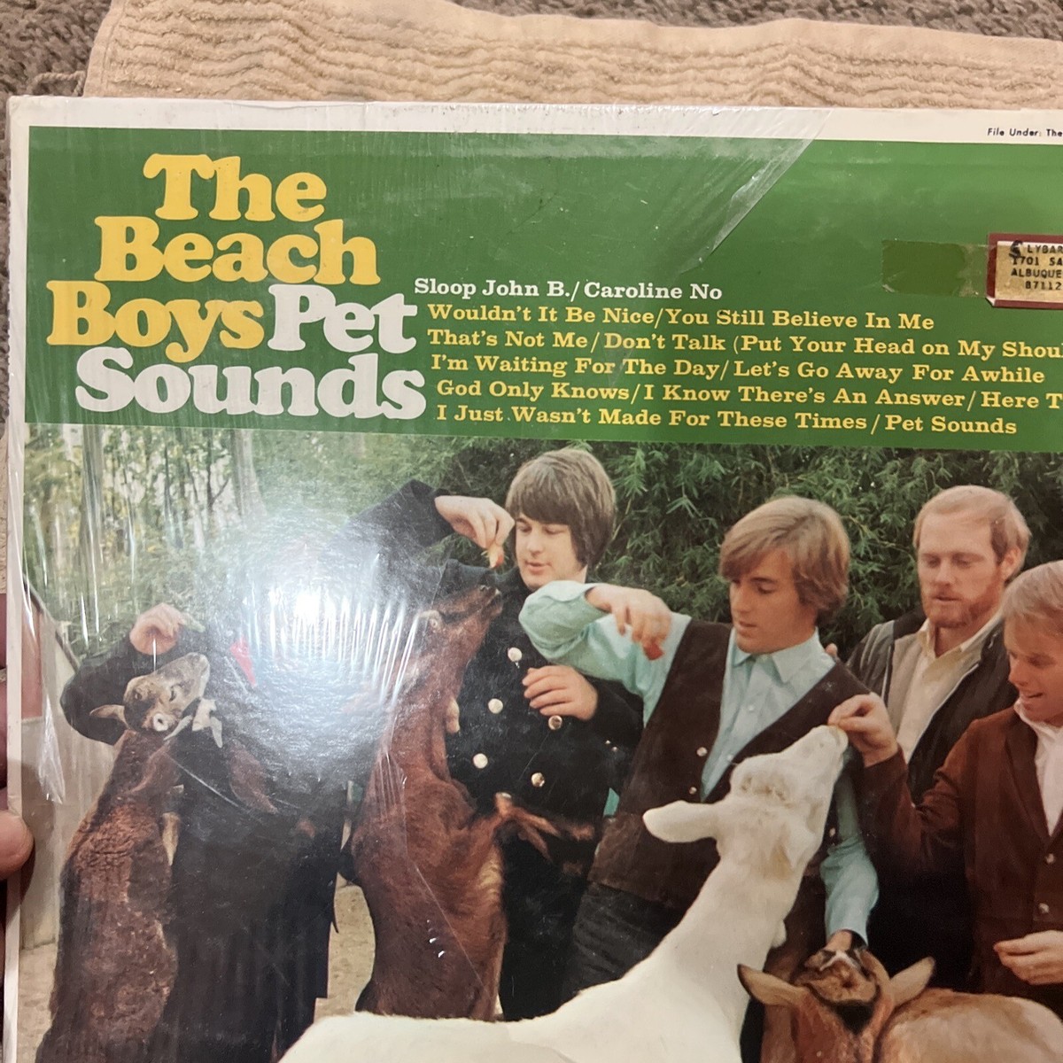 Beach Boys Pet Sounds Vinyl Lp t2458 (1966) Mono Brian Wilson