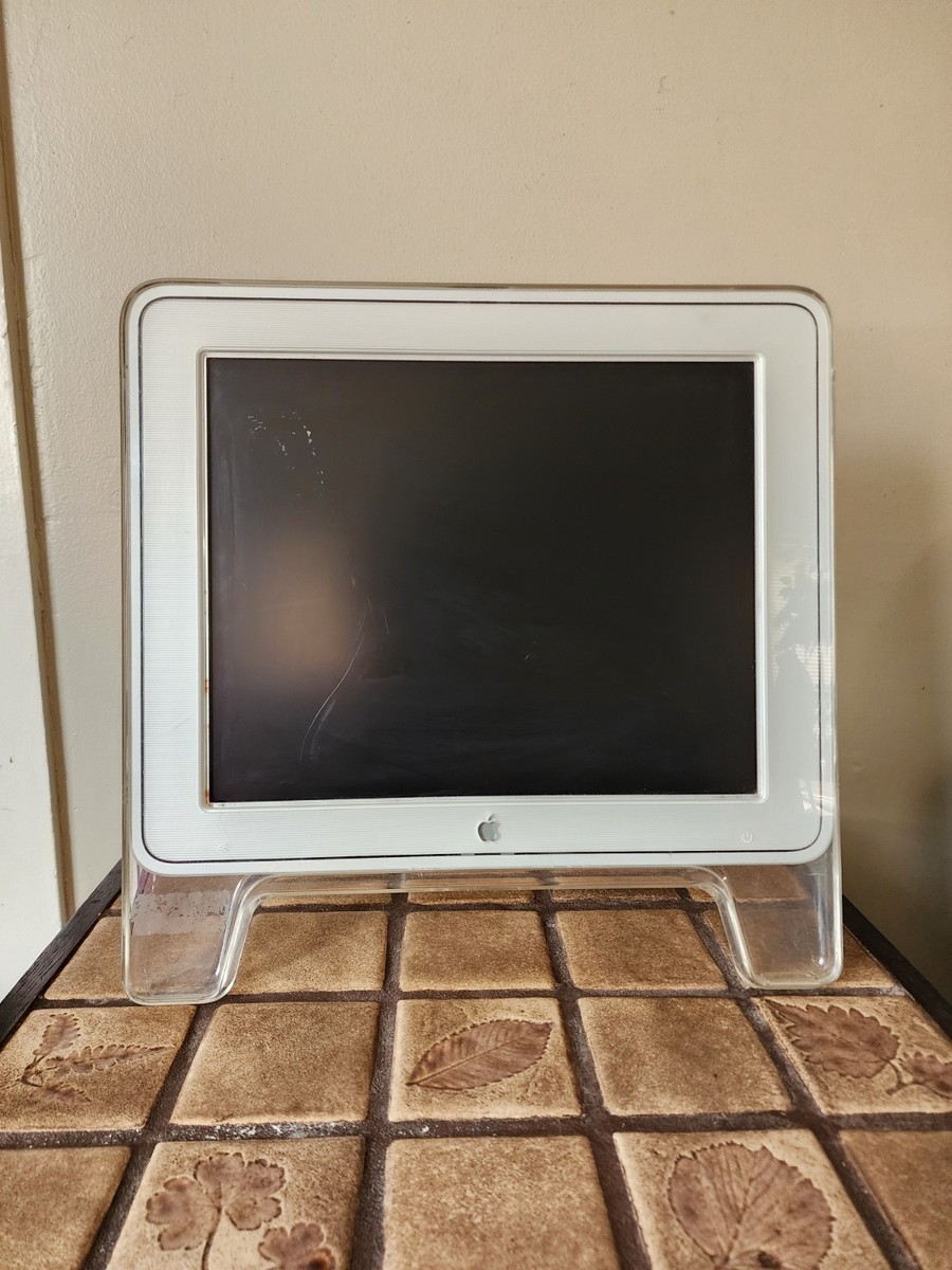 Vintage 2001 Apple Studio Display M7649 Power Mac G4 17” LCD