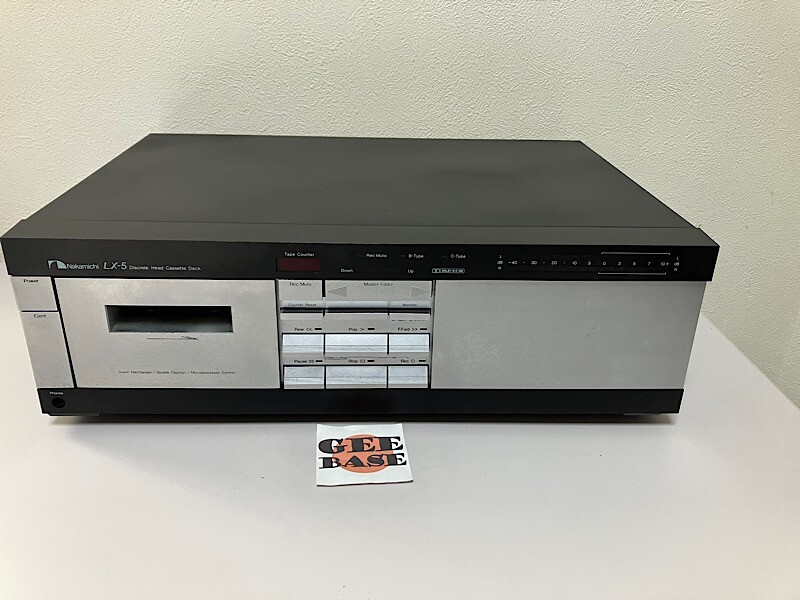 Nakamichi LX-5 Discrete 3-Head Dual Capstan Cassette Deck Read