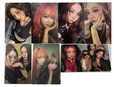 aespa Dirty Work Dirty Japan Crew Ring Ver. Official Photocard
