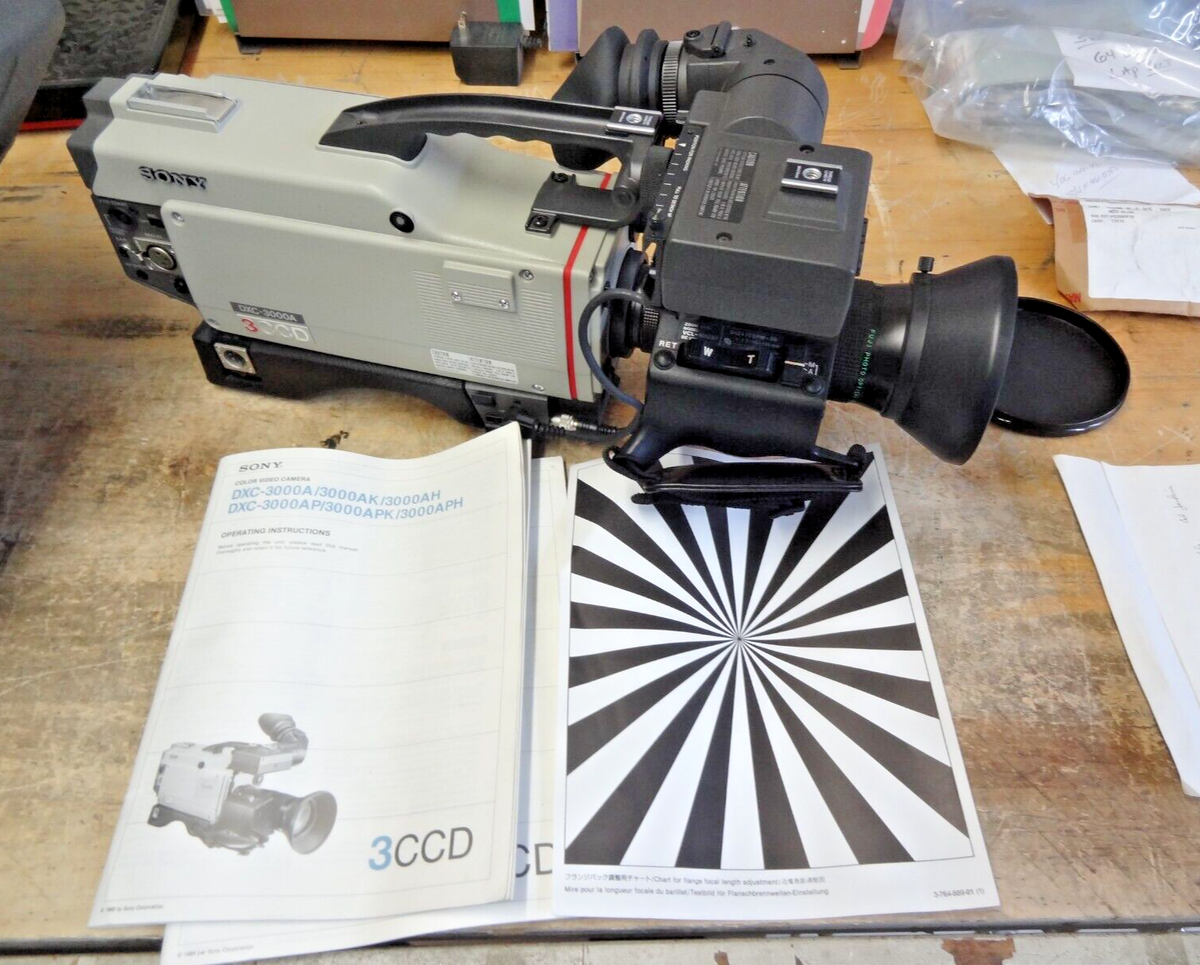SONY DXC-3000A 3CCD業務用ビデオカメラ本体 video camera sony DXC