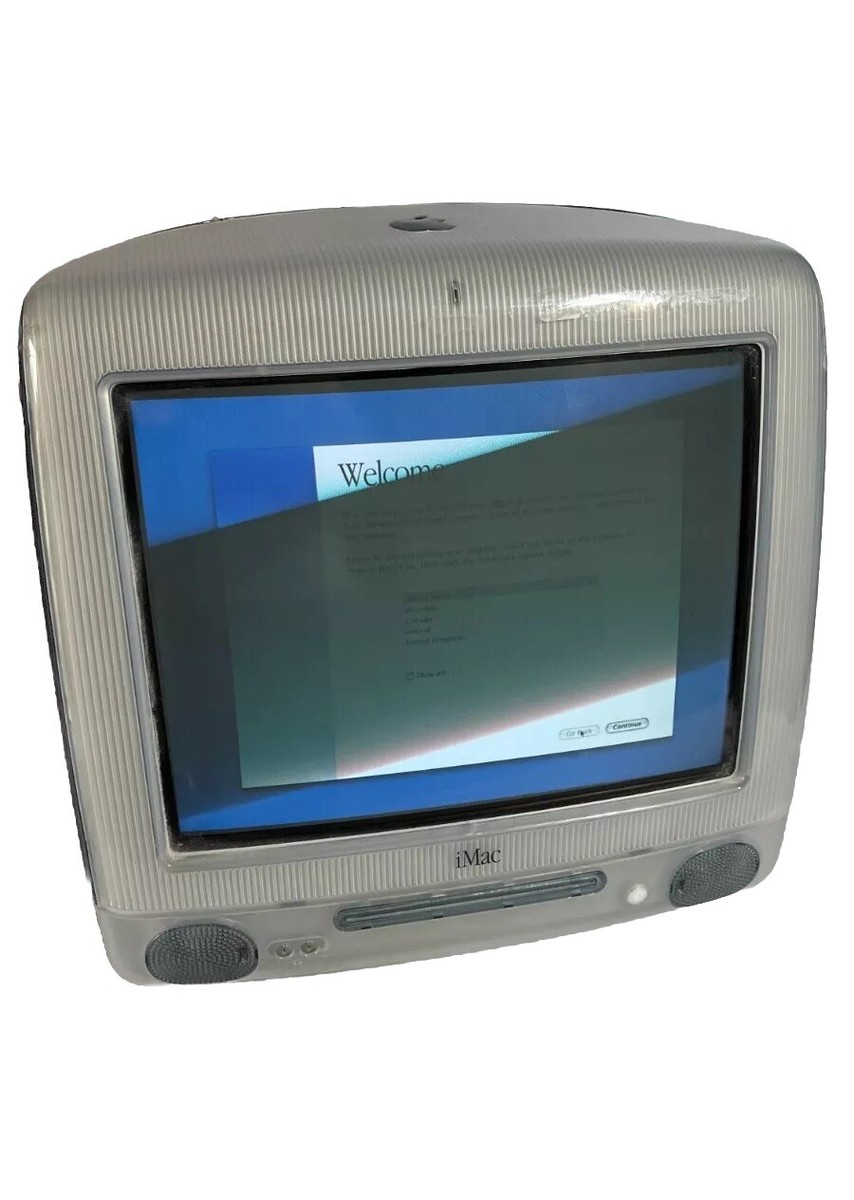 APPLE 2000 iMAC G3 FACTORY RESET & WORKING ~ GRAPHITE M5521 W