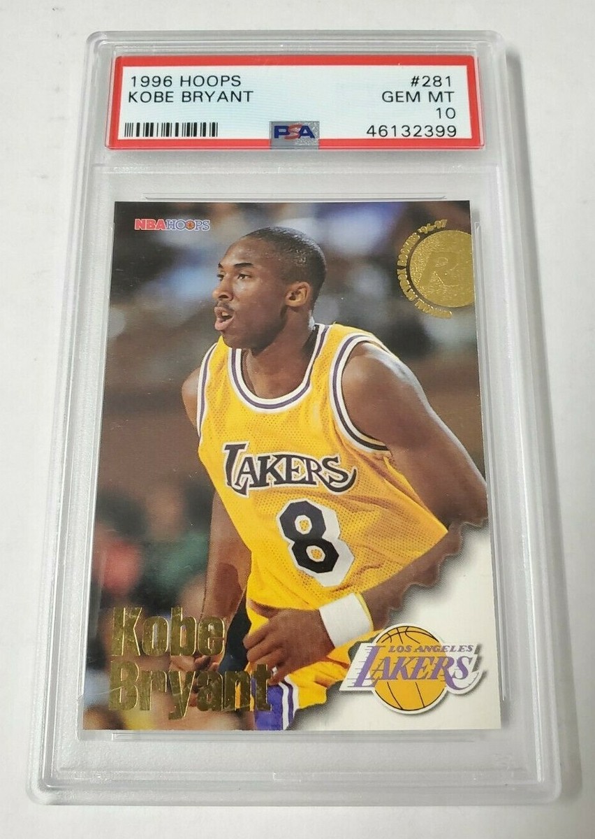1996-97 NBA Hoops Kobe Bryant RC Rookie Card #281 PSA 10 Mint | eBay