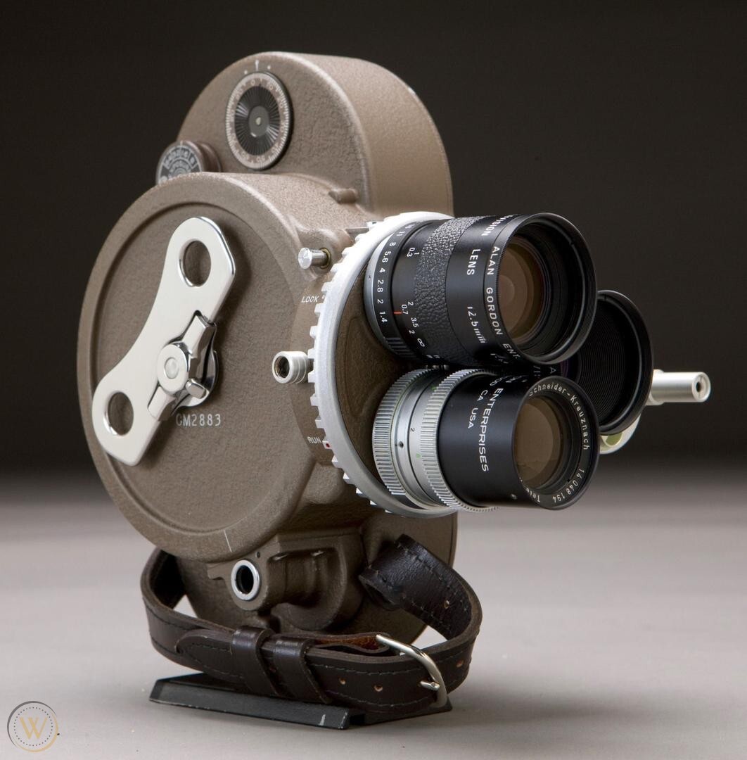 Bell & Howell 16mm Filmo 70DR Cine Camera w/3 Lenses Reconditioned