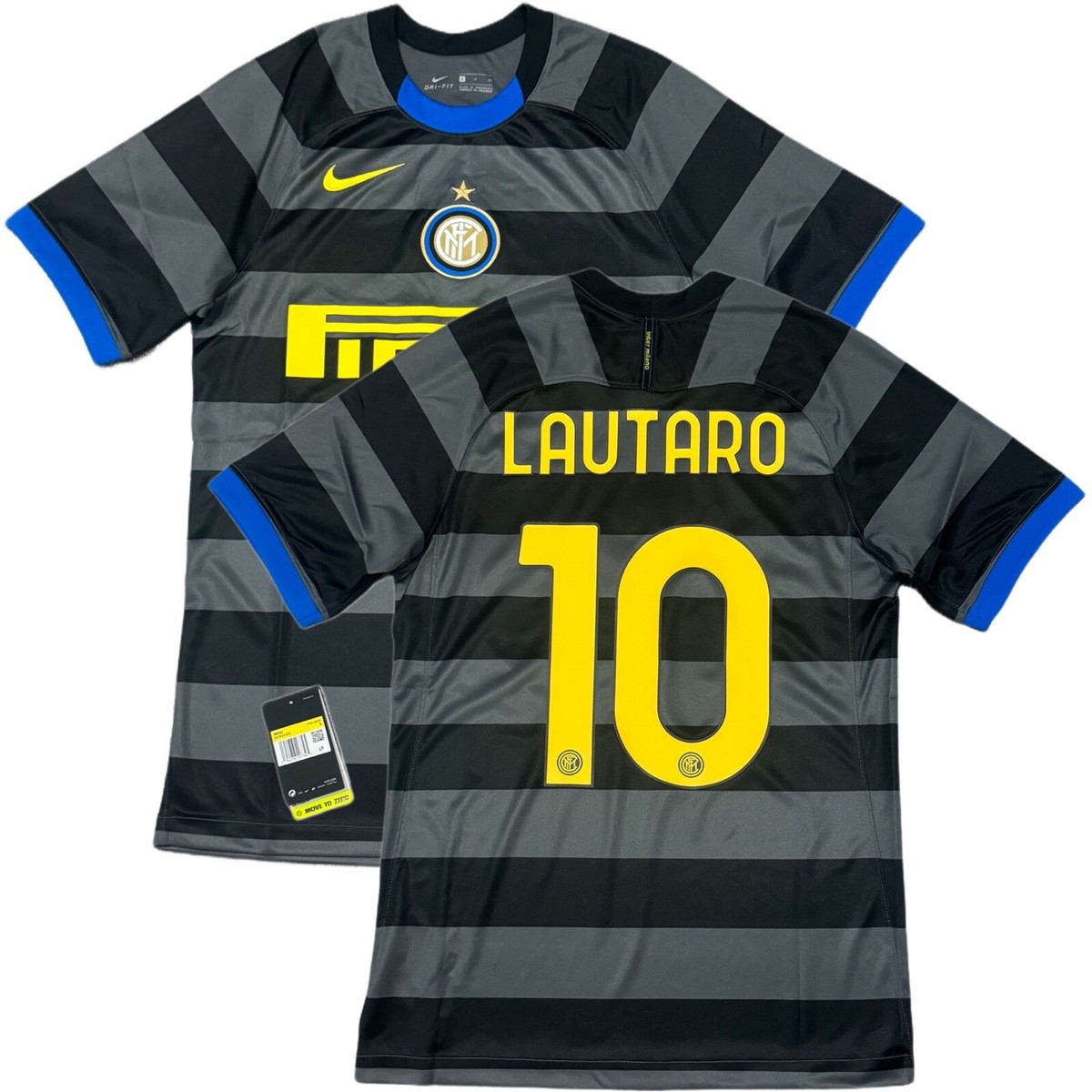 2020/21 Inter Milan Third Jersey #10 Lautaro Martinez Small Nike