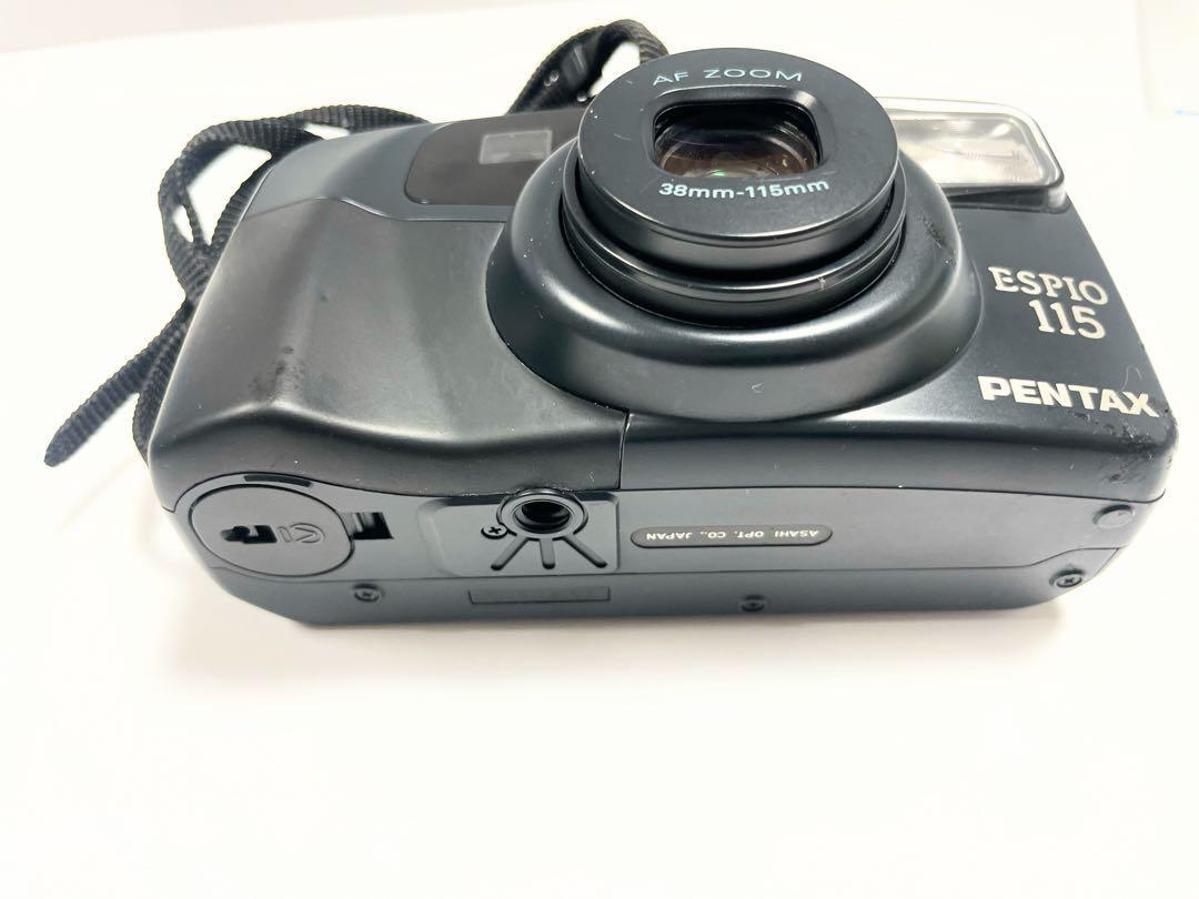 Pentax Espio 115 Black 38-115mm Point & Shoot 35mm Film Camera