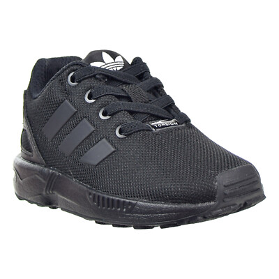 Adidas ZX Flux EL I Toddler Shoes Black-Black-Black AF6260 | eBay