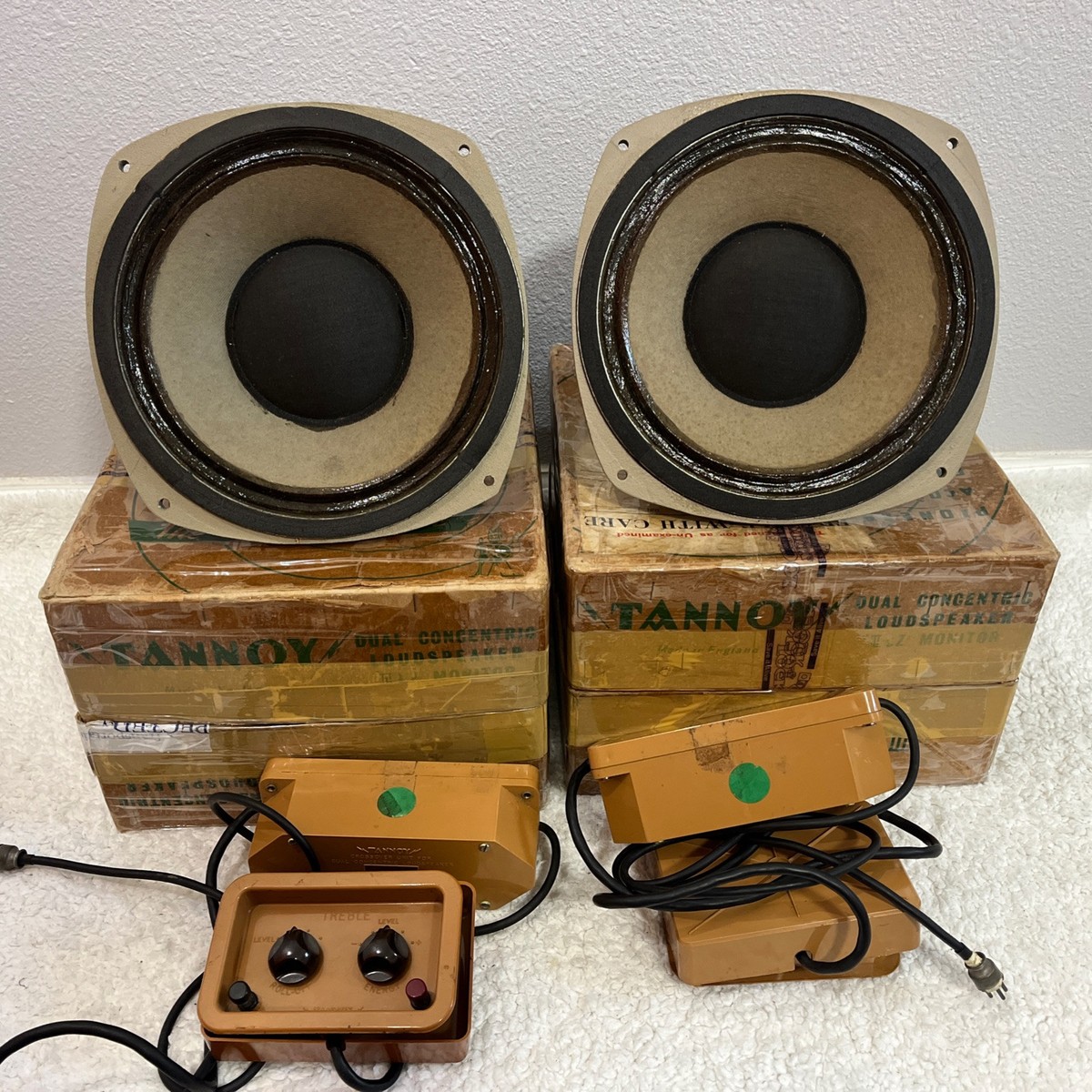 Tannoy Monitor Gold LSU/HF/Ⅲ.LZ/8 Speaker Units - Vintage Pair 10