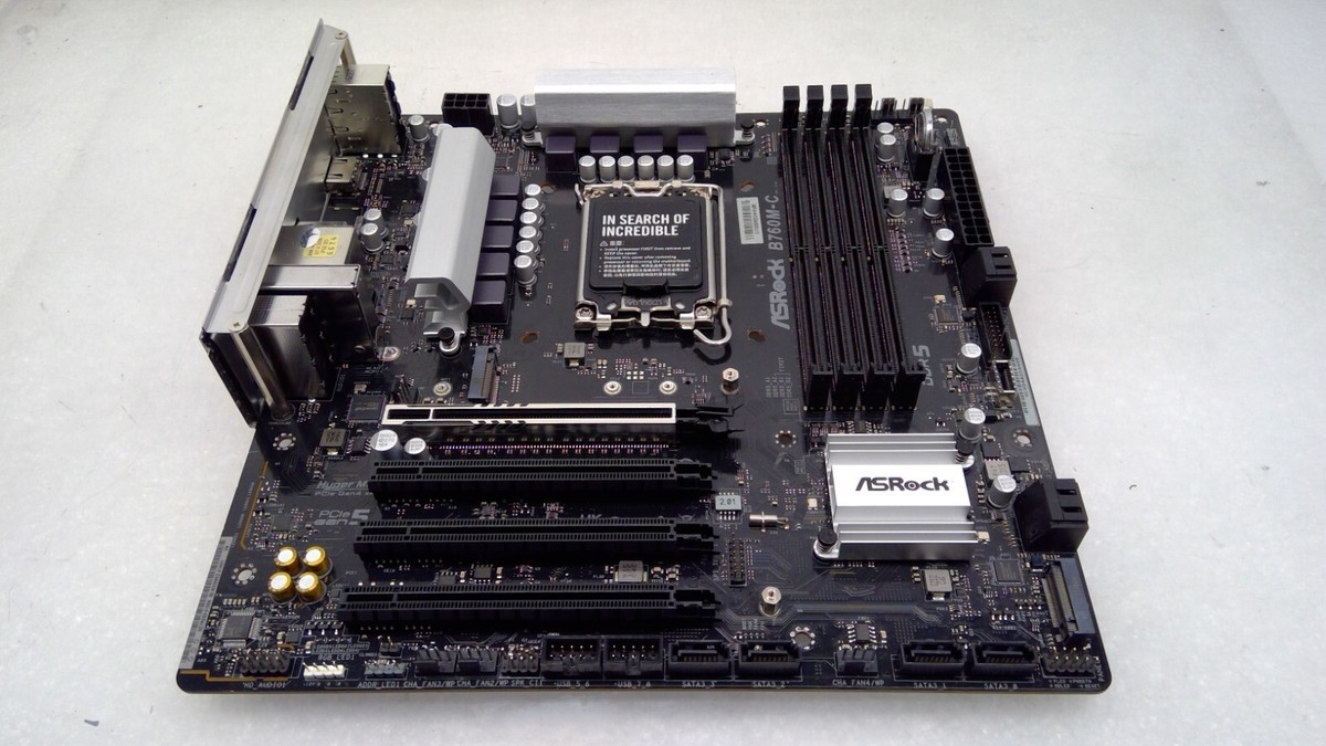 ASRock B760M-C Intel Socket LGA1700 DDR5 Micro ATX WI-FI