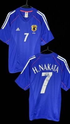 Japan Home 2002 JFA H. NAKATA #7 Football Shirt Jersey Adidas