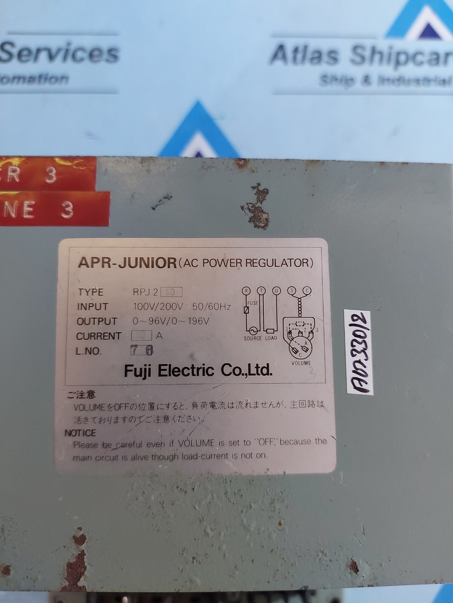 FUJI ELECRIC RPJ 2-60 APR-JUNIOR AC POWER REGULATOR | eBay