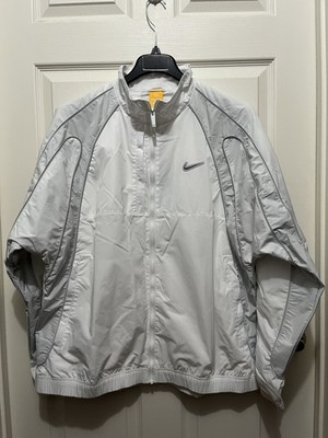 Nike x NOCTA NRZ FZ Track Jacket White Gray Drake Men's Size XL