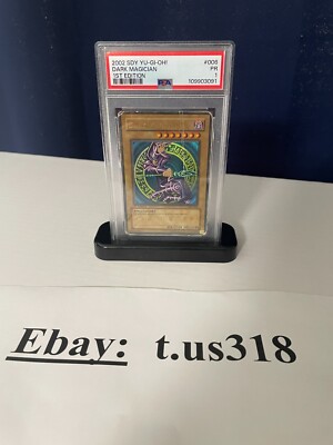 ⭐ 1st Edition Dark Magician SDY-006 Starter Deck: Yugi PSA 1 Card