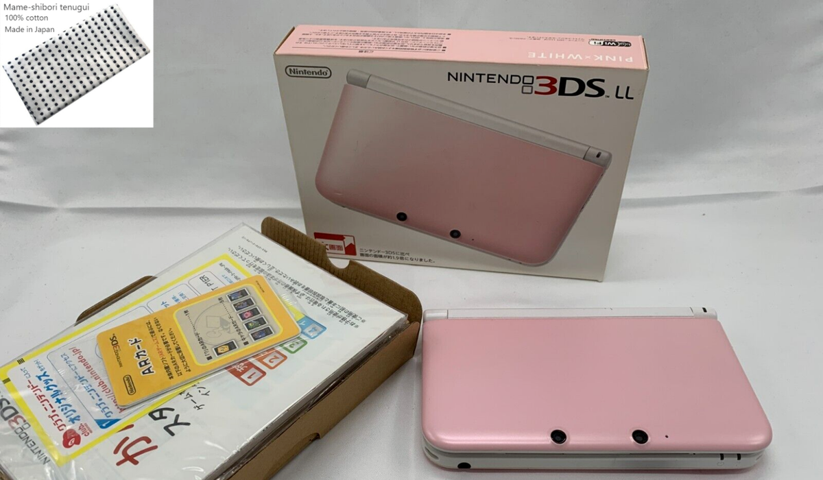 Nintendo 3DS LL Pink x White Japan ver. In Box JapanExc | eBay