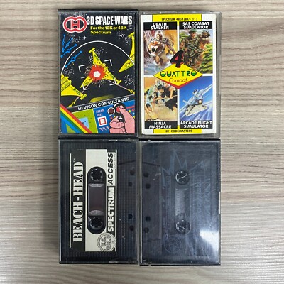 36 UNTESTED SINCLAIR ZX SPECTRUM COMPUTER GAMES CASSETTE TAPES