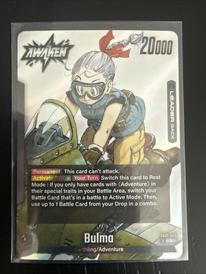 Dragon Ball Super Fusion World Manga Booster Bulma Leader SB01-045