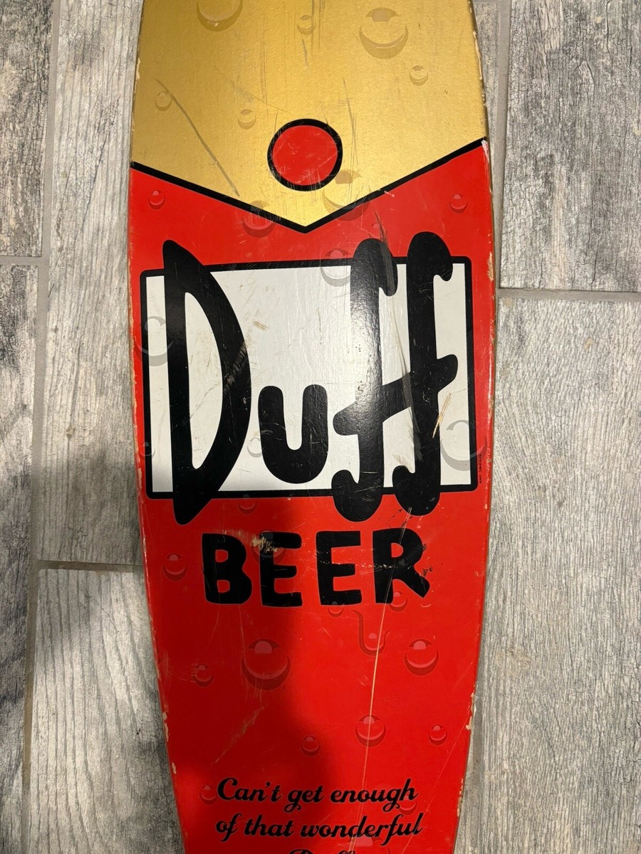 Duff Beer Santa Cruz Skateboard Longboard/Cruiser/ Pintail - RARE