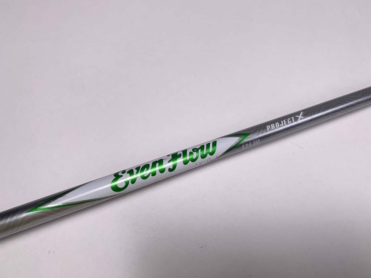 Project X EvenFlow 6.0 55g Stiff Graphite Driver Shaft 44.5