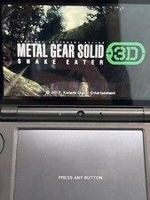 Buy Metal Gear Solid 3d Snake Eater (nintendo 3ds 2012) online | eBay