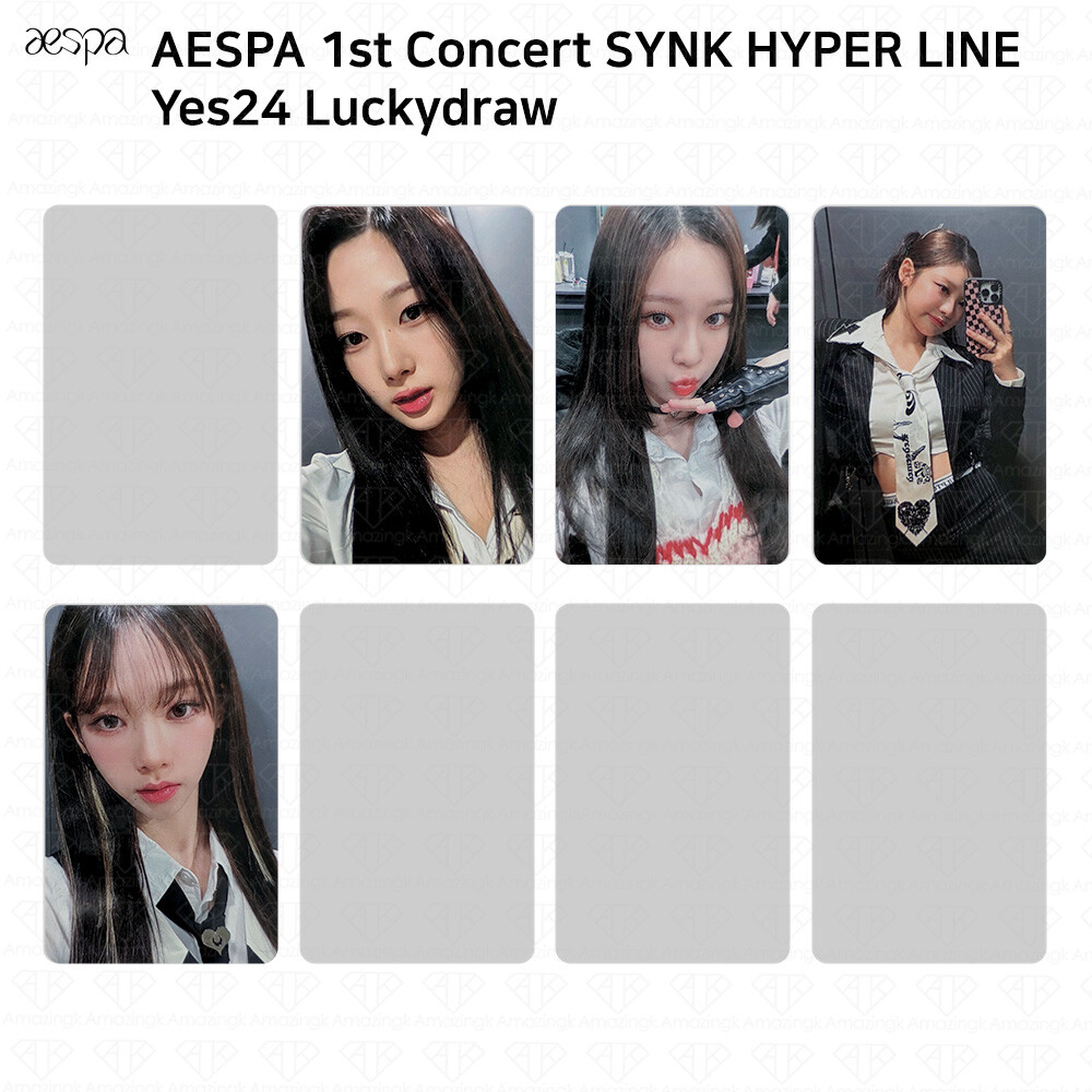 Aespa 1st Concert SYNK HYPER LINE Lucky Draw Photocard YES24 KPOP